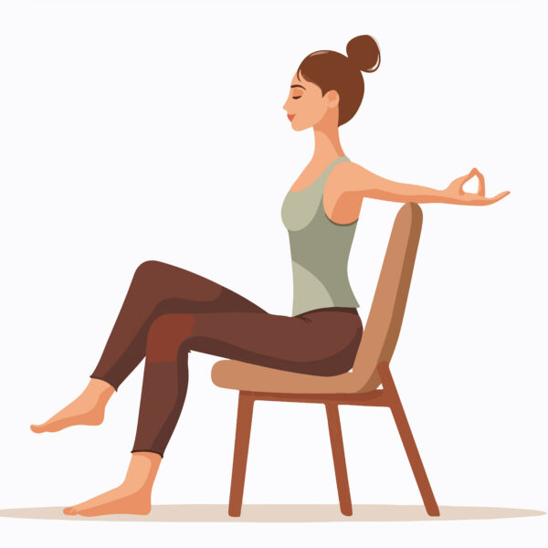 Yoga sur chaise